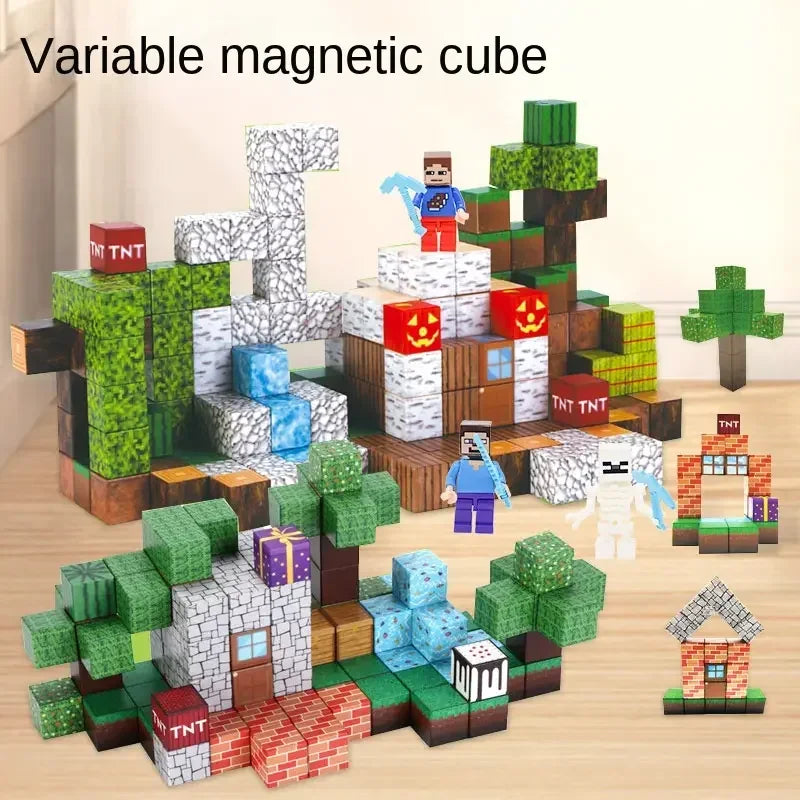 Blocos de Montagem Magnéticos Minecraft